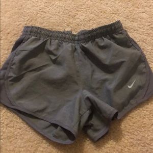 Gray Nike shorts